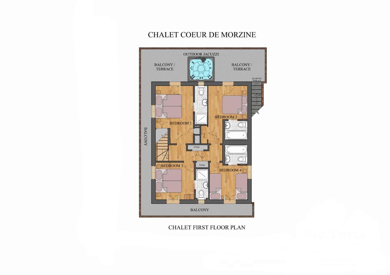 Simply Morzine - Chalet Coeur De Морзин Екстериор снимка